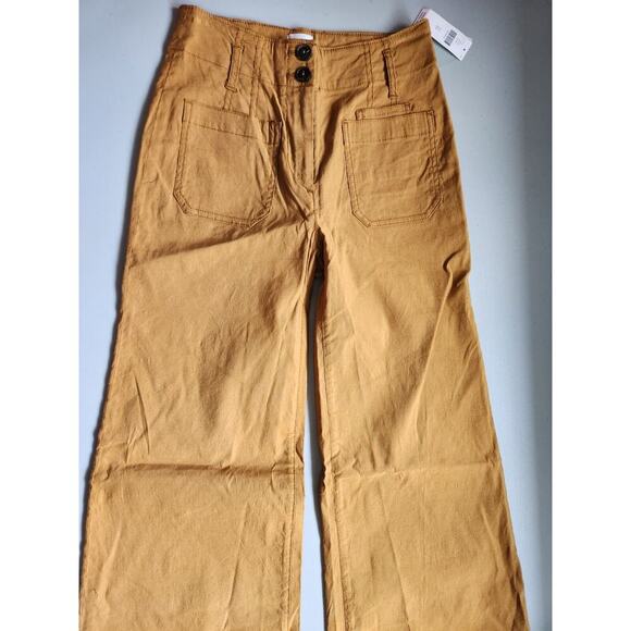 NWT Maeve The Junie High-Rise Magic Fabric Flare Pants Sz 25 Bronze #7B510 - Picture 5 of 12